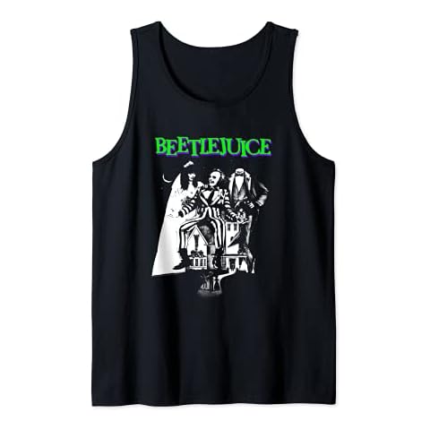 Beetlejuice Mono Poster Tank Top Cover