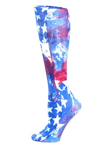 Image of Celeste Stein Therapeutic Graduated Women Compression Socks, Diabetic Socks For Womens, 8-15 mmHg For Regular Calf