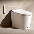 JOMOO Smart Toilet with Built in Bidet, One Piece Bidet Toilet with Heated Seat, Warm Water, Auto Flush, Dryer, Auto Open/Close Lid, Built in Toilet with Bidet, 12" Elongated Smart Toilets