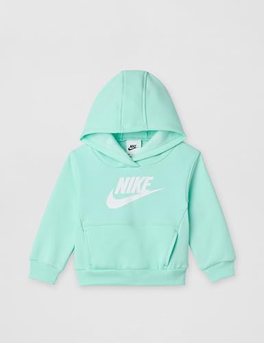 Image of Nike Baby Sportswear Club Fleece Pullover Hoodie and Joggers 2-Piece Outfit Set (Large Swoosh Logo)