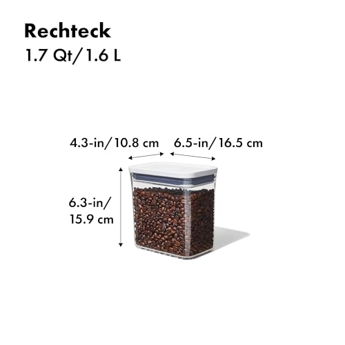 OXO Good Grips POP-Behälter – luftdichte, stapelbare Aufbewahrungsbox mit Deckel für Lebensmittel – 1,6 l für Kaffee und mehr