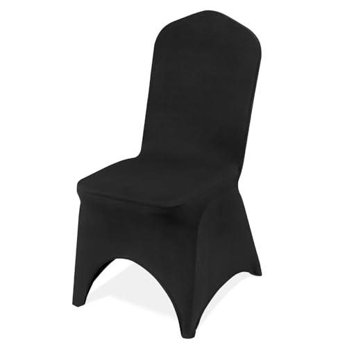VEVOR Housses de Chaise Pliantes en Élasthanne Élastique, Couverture de Chaise Avant Arquée Universelle, Amovibles et Lavables, pour Mariage, Banquet,...