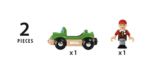 BRIO World - Sports Car for Kids Age 3 Years Up - Compatible with all Railway Sets & Accessories, Multicoloured - Image 4