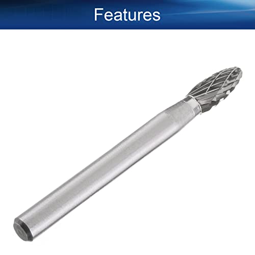 Fresa rotativa Auniwaig doble corte 6mm miniatura 3