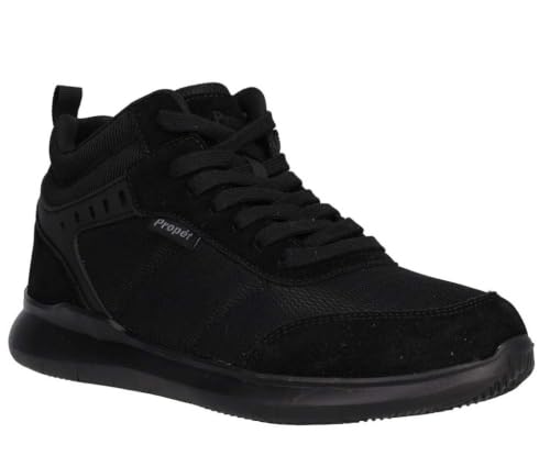 Image of Propet Mens Viator Hi Lace Up Sneakers Shoes Casual - Black
