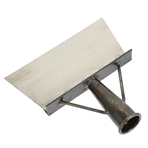 MOTHNUR Pala in Metallo per Sterco di Pollame e Letame, Pala da Fattoria per Pulizia Pollaio, Superficie Capiente e Resistente per Gestione Escrementi, Strumento Pratico per Allevamenti