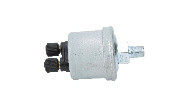 Capteur De Pression D'Huile Miskall 0-10 Bars – 1/4 NPT, Double Tête Finition Mate – Idéal Pour Générateur VDO