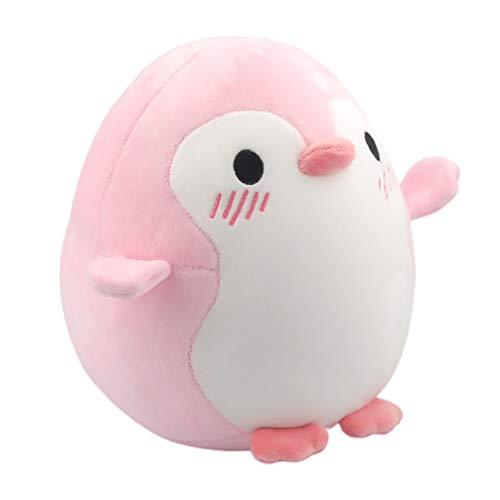 NUOBESTY Muñeco De Peluche De Pingüino De Peluche Juguete De Peluche De Pingüino Rosa para Niños Muñeco De Pingüino De Peluche De 20Cm Almohada De Pingüino De Dibujos Animados para Niños Cover
