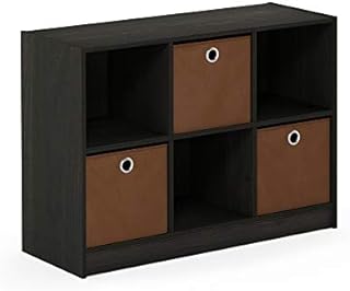 FURINNO Bookcases, 99940EX/BR, Espresso, one size