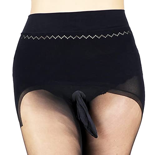 Image of Mona's Choice Super Stretchy XL 3 Denier Ultra Sheer Seamless Tall Womens & Mens Pantyhose /Mens Trouser Tights