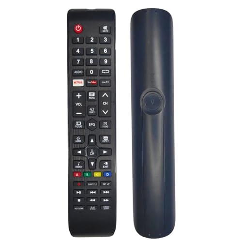 Remote Control for Cemex, Treeview, Eairtec & Wisdom LCD LED Smart Universal TV Remote with Netflix & YouTube (Black, CEMEX NET You/Smart Cloud Led Tv) (Match Old Remote Before Buying)