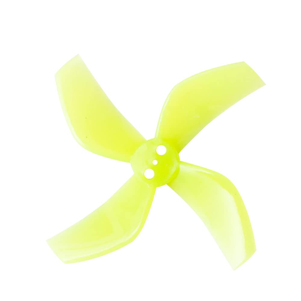 Gemfan D51 Ducted 4-Blade 51mm CineWhoop Propeller (Set of 8) - 4.5mm - Yellow