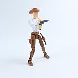 Multi-Articulated Action Figure Lucky 13, Western Cowboys