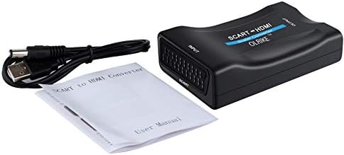 OLRIKE STHC001 - 1080P SCART to HDMI Video Audio Upscale Converter for HDTV STB VHS XBox PS3 Sky DVD Blu-ray