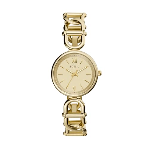 Fossil Women's Carlie Quartz Stainless Steel Three-Hand Watch