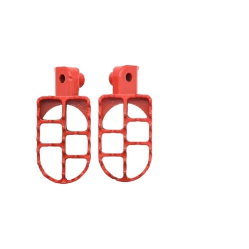 Repose-pieds moto PW50 PW80 rouge antidérapant haute adhérence