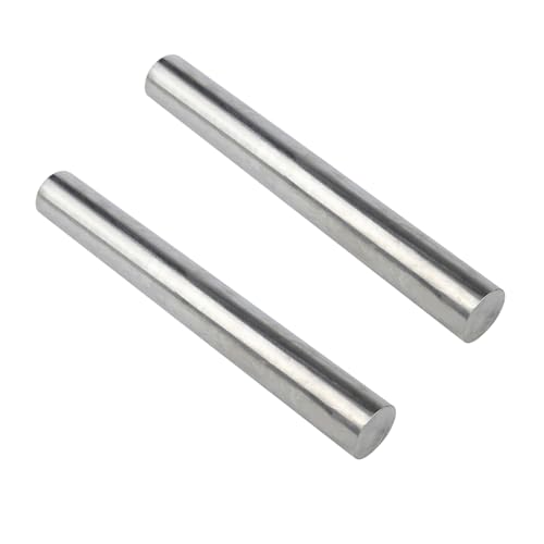 PHasz 2 Pieces Tc4 Titanium Rods Diameter 2.5-6Mm Length 500Mm, Metal Titanium Alloy Rods Suitable for Automotive and Industrial,Diameter 5mm