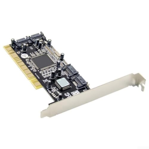 Tarjeta de expansión SATA de 4 puertos, interfaz PCI RAID 5, controlador para almacenamiento de PC de escritorio y soluciones de copia de seguridad