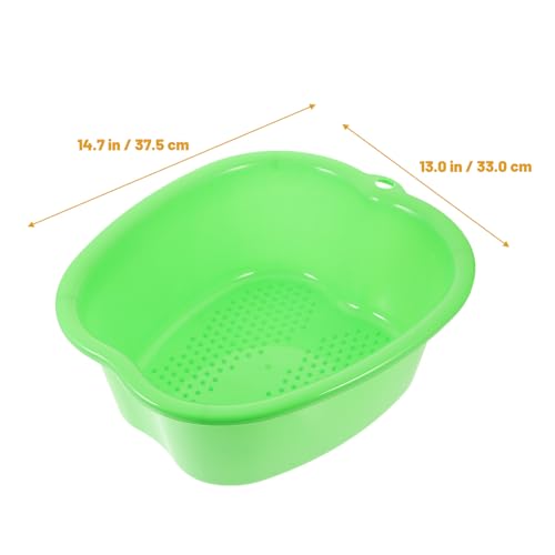 Baldín para baño de pies con masaje acupuntura verde miniatura 5