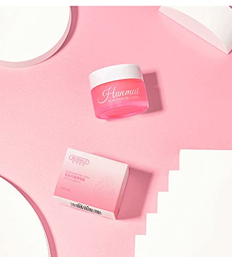 nvyue 2PCS Hunmui Face Primer Pore Base Gel Cream Cover Pores Water Embellish Skin Silky Finish,Remove Oils Light Weight Primer Natural Make Up To Flawless Face Firming Moisturizers