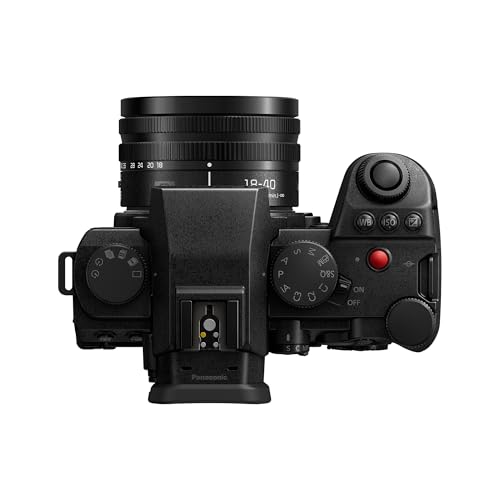 Panasonic-DC-S5M2XNE-LUMIX-DC-S5M2X-Full-Frame-Mirrorless-Camera-4K-60P-6K-30P-Unlimited-Recording-Flip-Screen-Wi-Fi-Phase-Hybrid-AF-Active-is-Dual-Native-ISO-S-R1840E-18-40mm-S-Lens-Black - Sparfuchs24.io - Preisvergleich & Top Angebote Online