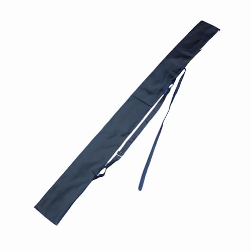 LAISIZHU 刀袋 (135cm*12.5cm) 木刀袋 剣道 竹刀袋 黒 収納バッグ 日本刀 長物袋 保管 収納 肩掛け付 ロープ調節