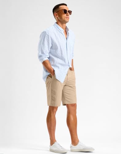 Image of Soothfeel Men's Casual Shorts 5 /7 /9 Inch Golf Dress Shorts for Men Flat Front Work Lightweight Quick Dry with 4 Pockets
