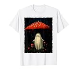 Photo Gallery fantasma retrò con fungo ombrello halloween costume day maglietta Photo Gallery fantasma retrò con fungo ombrello halloween costume day maglietta