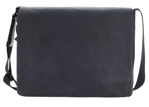 Bolso bandolera de cuero protector para portátil Den Haag 6751