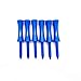 LM sports Plastic Step Down Golf Tees｜Premium Short Golf Castle Tees｜100 Count (Blue 2.7 Inch)