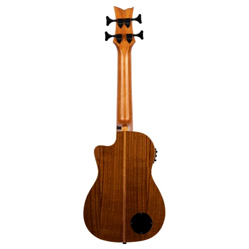 Ortega Guitars Basse de Voyage électro-acoustique – Série Lizard – Ukulélé Basse – housse incluse – Acacia, Acajou… - Les Beatles, Paul McCartney, John Lennon, RIngo Starr, George Harrison Ortega Guitars Basse de Voyage électro-acoustique - Série Lizard - Ukulélé Basse - housse incluse - Acacia, Acajou… – Image 3