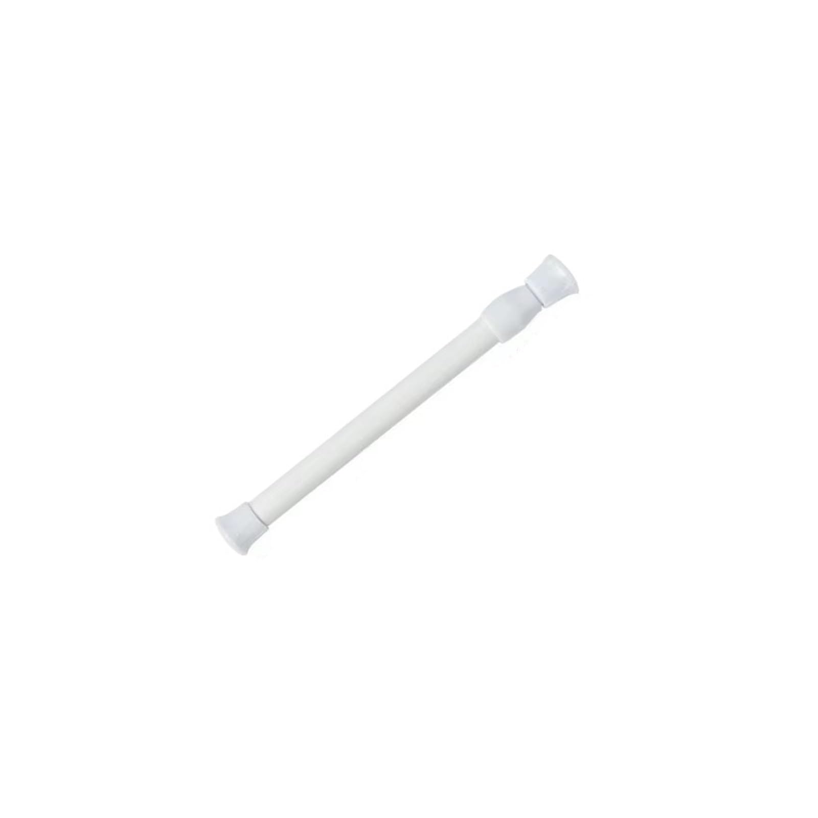 Extendable Clothes Rail Retractable Curtain Rod Clothes Drying no-drilling Shower(30-50cm 6pcs)