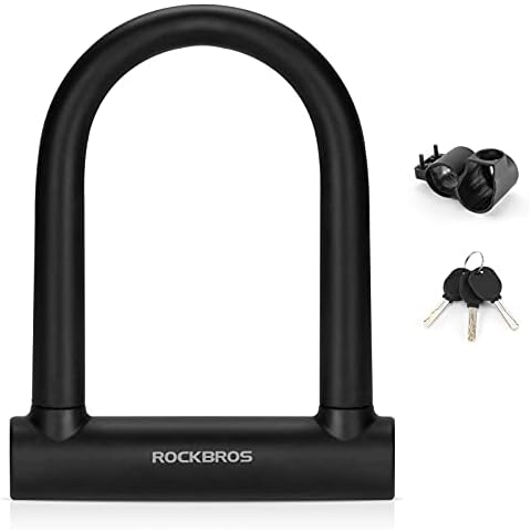 ROCKBROS Candado en U Alta Seguridad Antirrobo Cover