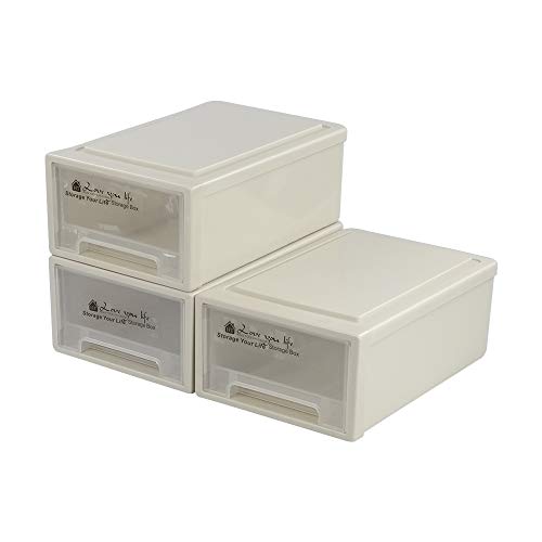 Neadas Schreibtisch-Organizer mit Schublade, stapelbar, 3 Stück