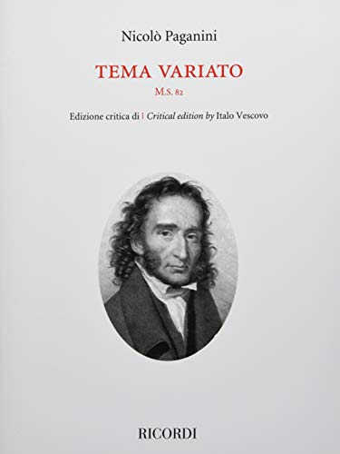 Tema Variato M.S. 82: Critical Edition Solo Violin