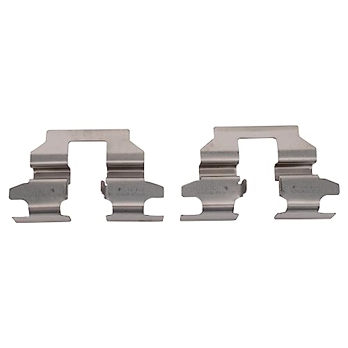 Image of TRQ Rear Brake Caliper Set Zinc Coated Hardware Brackets Compatible with 2007-2012 Nissan Sentra