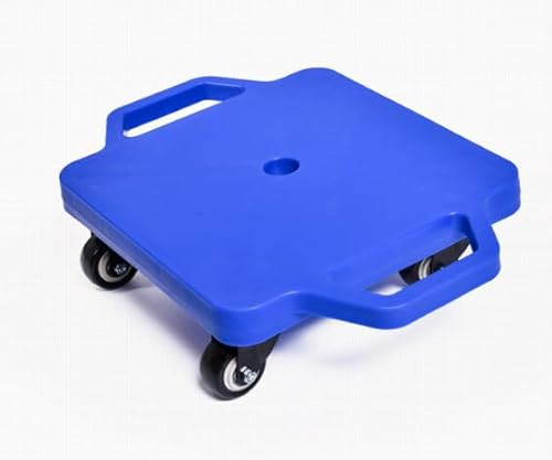 4輪スクーター プラスチック 回転キャスター付き 屋内および屋外子供スポーツ 家庭用感覚バランストレーニングデバイス (小さい,ブルー)