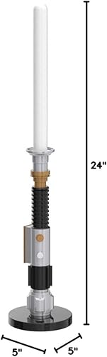 Miniatura 8 de Star Wars Obi-Wan Kenobi - Sable de luz LED de escritorio azul de 24 pulgadas, lámpara de mesa de noche para dormitorio, escritorio, sala de juegos,
