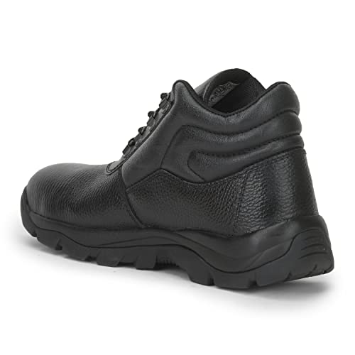 Image of Liberty Freedom Armour-AK Lacing Safety Shoes for Men | Leather Sole| Water Resistance |Padded Foam Insole| Comfortable for All Weather | Shock Absorber|
