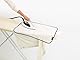 Brabantia - Bügelschutztuch - Schutztuch für Feine Stoffe - Ideal für Seide, Nylon, Cord, Samt & Strukturierte Stoffe - Verhindert Glänzende Flecken - Transparentes Netz - White - 40 x 60 cm