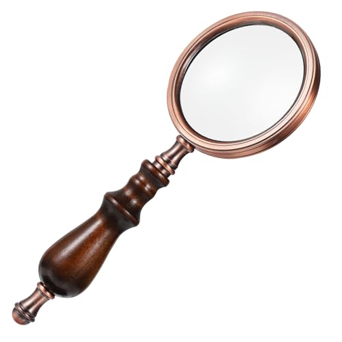Loupe 10x Cabilock légère en matériau synthétique rétro pour lecture et timbres - 2