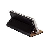 Wormcase Handytasche iPhone 6 / 6s Hülle – ECHT LEDER – HANDGEFERTIGT – Zubehör Case Tasche Etui IPhone Flip Case Schutzhülle von WORMCASE – Farbe Schwarz - 5