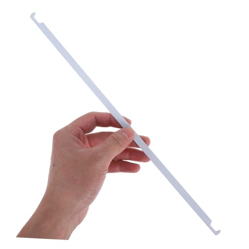 Barres de classement réglables Uonlytech en métal blanc rigide pour archivage durable - 4
