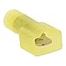 Panduit DNF10-250FIMB-Q Male Disconnect, Nylon Fully Insulated, Oversized Housing, 12 - 10 AWG, .250 by .032-Inch Tab Size, Butted Seam, Yellow (25-Pack)