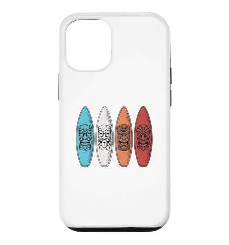 Tiki Faces �e�[�} �T�[�t�{�[�h �T�[�t�@�[ �X�}�z�P�[�X iPhone 12/12 Pro �p