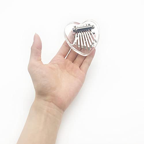 Mini Kalimba 8 Key Kalimba Finger Le Pouce Piano Acrylique Cristal Kalimba Instrument de Coeur - Les Beatles, Paul McCartney, John Lennon, RIngo Starr, George Harrison Mini Kalimba 8 Key Kalimba Finger Le Pouce Piano Acrylique Cristal Kalimba Instrument de Coeur – Image 8