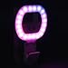 RGB Video with, Selfie for Phone, 3 Color Temperature 5 Brightness Settings, Rechargeable LED Fill for Live Streaming, 2700 6500K CRI Ra95, with Phone and USB Cable