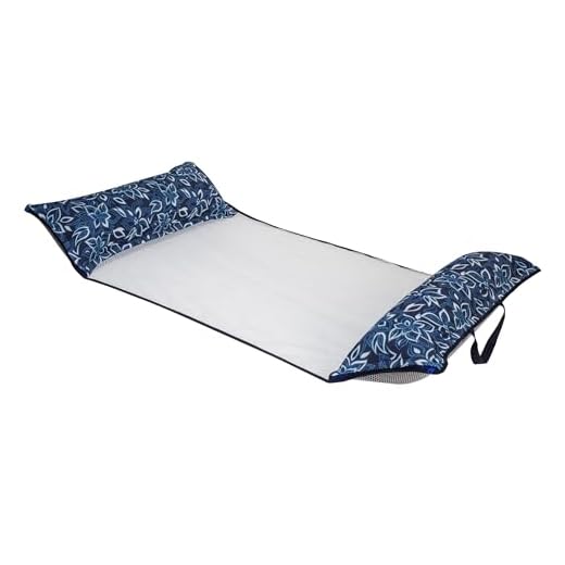 Aqua 4-in-1 Monterey Hammock Supreme XL (Longer/Wider), Resort Ultra Soft Fabric, Multi-Purpose Adult Pool Float (Saddle, Lounge Chair, Hammock, Drifter), Water Hammock, Orchid Blue