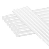 グルースティック 20本入 透明 ホットメルト 7mm*100mm グルーガン 強力粘着 高温ボンドガン ピタガン替え用 柔軟 無臭 速乾 DIY 修理用
