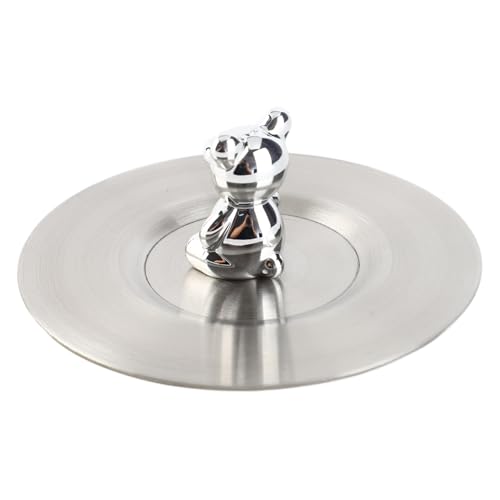Cubierta de oso para taza Hztyyier de acero inoxidable con bordes redondeados artísticos